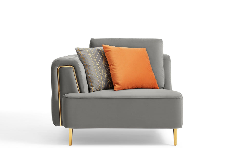 Rubeza Sofia  1+Seater/Corner/2+Seater - Medium Grey