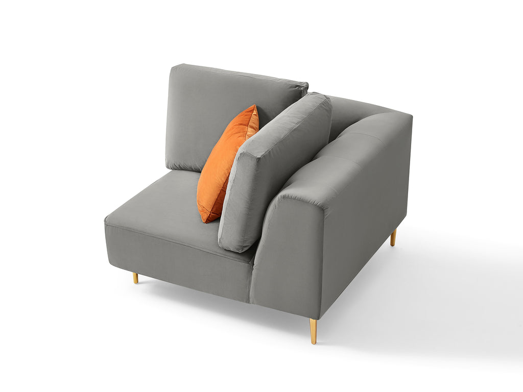 Rubeza Sofia  1+Seater/Corner/2+Seater - Medium Grey