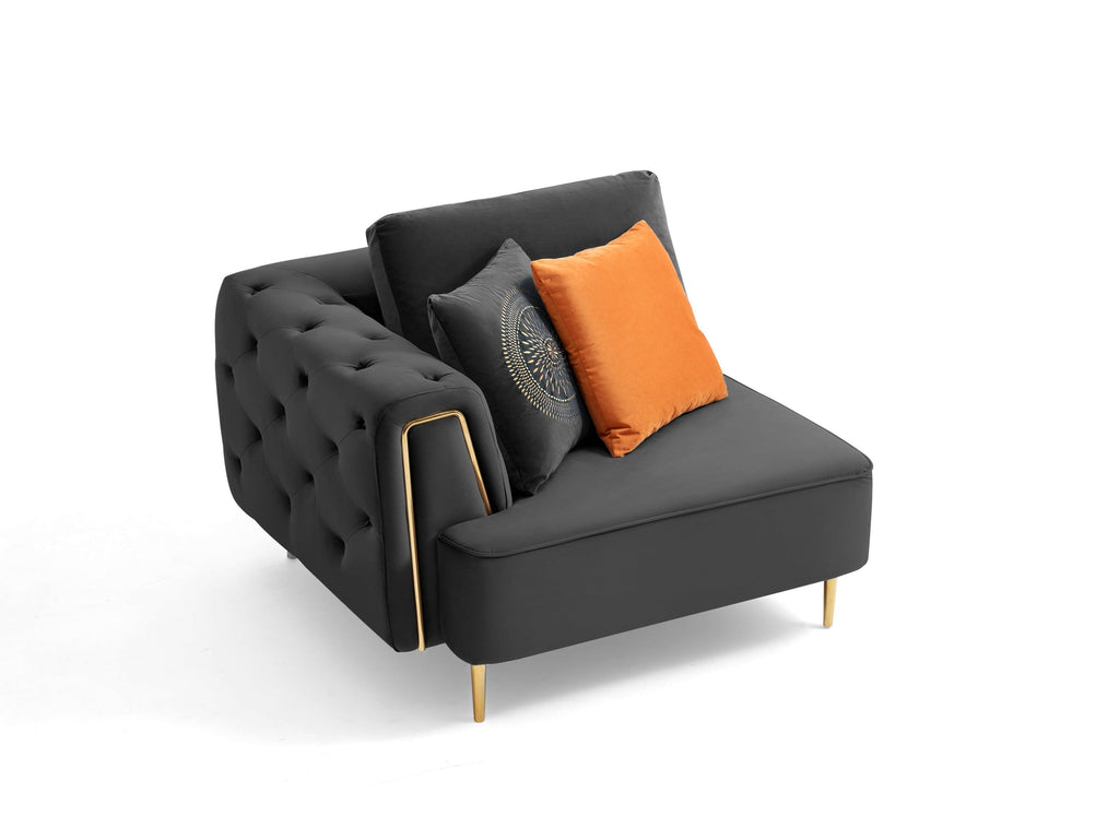 Rubeza Sofia 1+Seater/Corner/2+Seater - Black