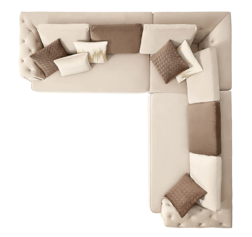 Rubeza Sofia 2+Seater/Corner/2+Seater - Warm Sand
