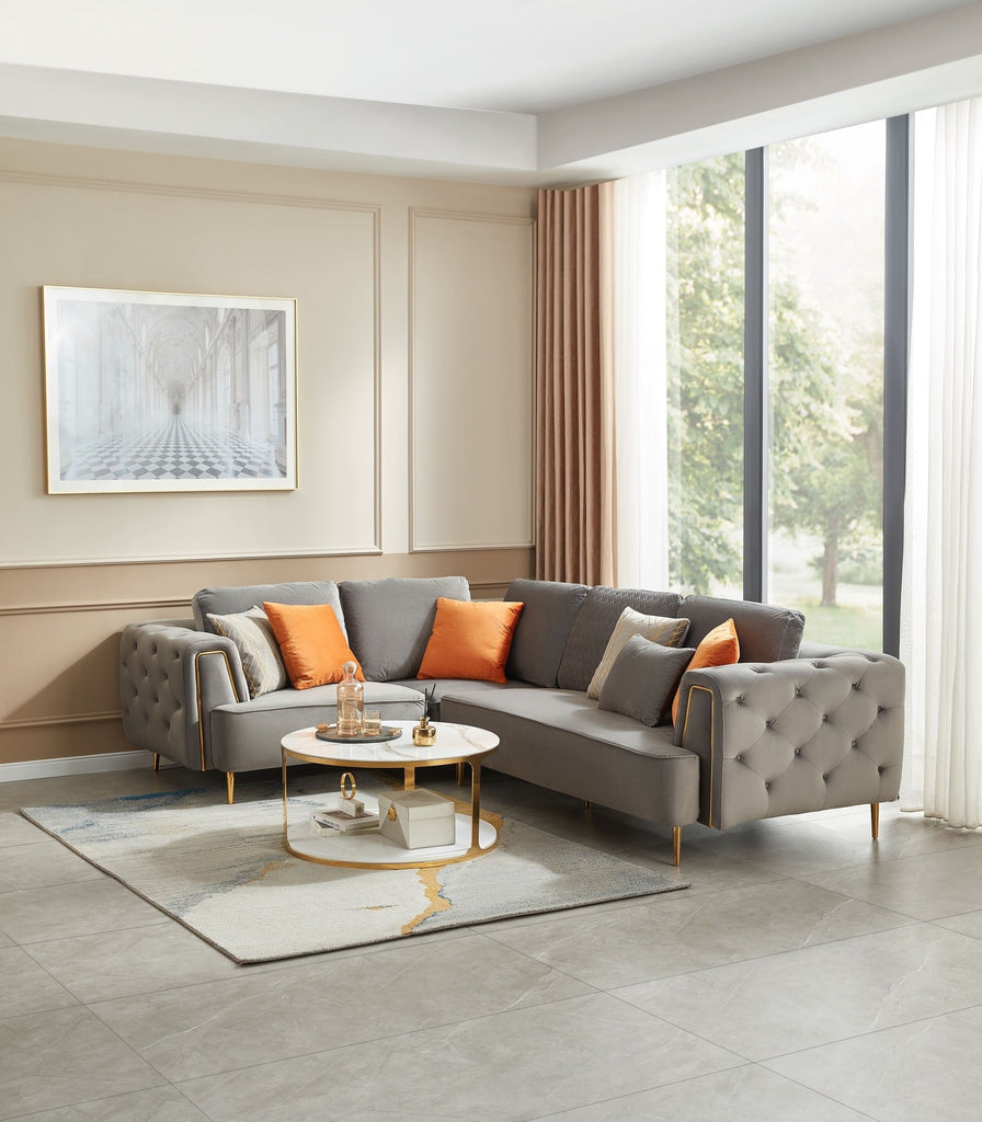 Rubeza Sofia  1+Seater/Corner/2+Seater - Medium Grey