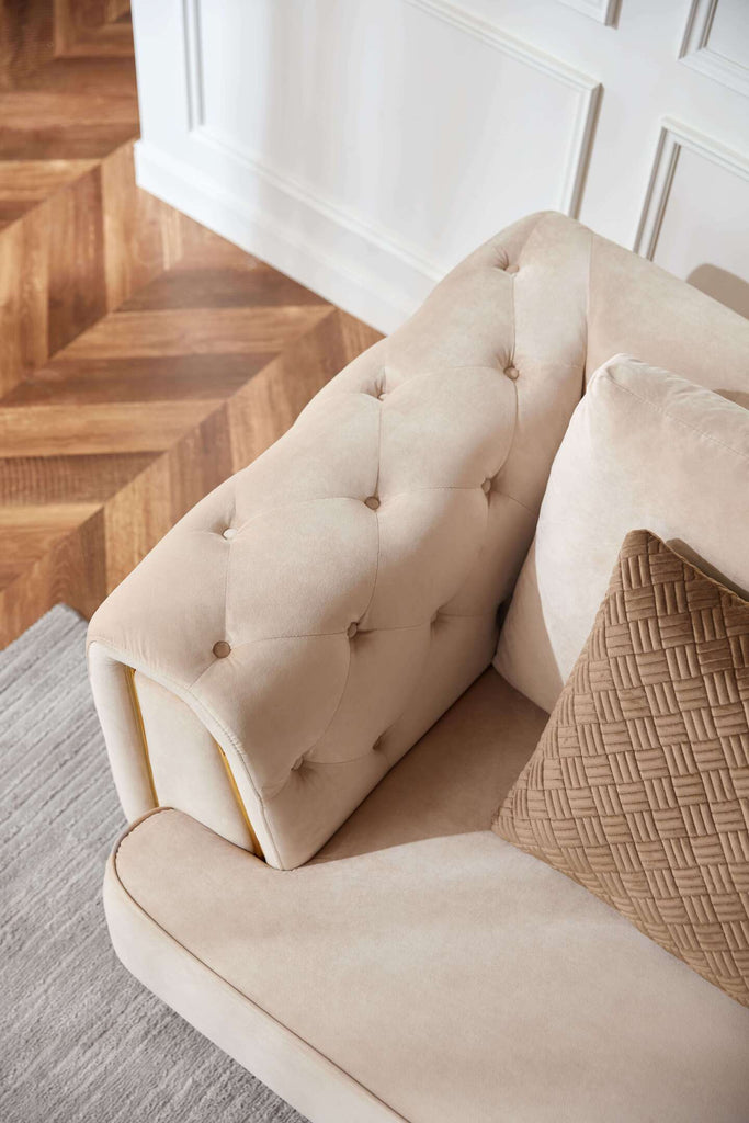 Rubeza Sofia 2+Seater/Corner/2+Seater - Warm Sand