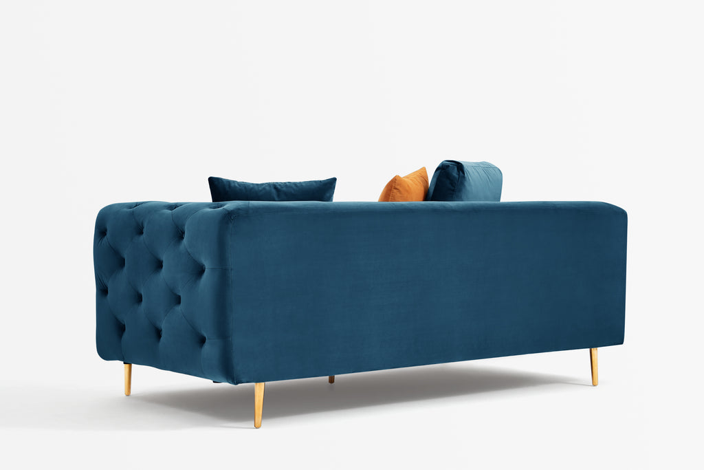 Rubeza Sofia 2 Seater Sofa - Dark Blue