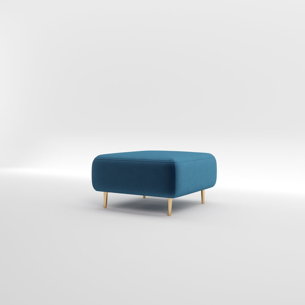 Rubeza Sofia / Cricket Ottoman - Dark Blue