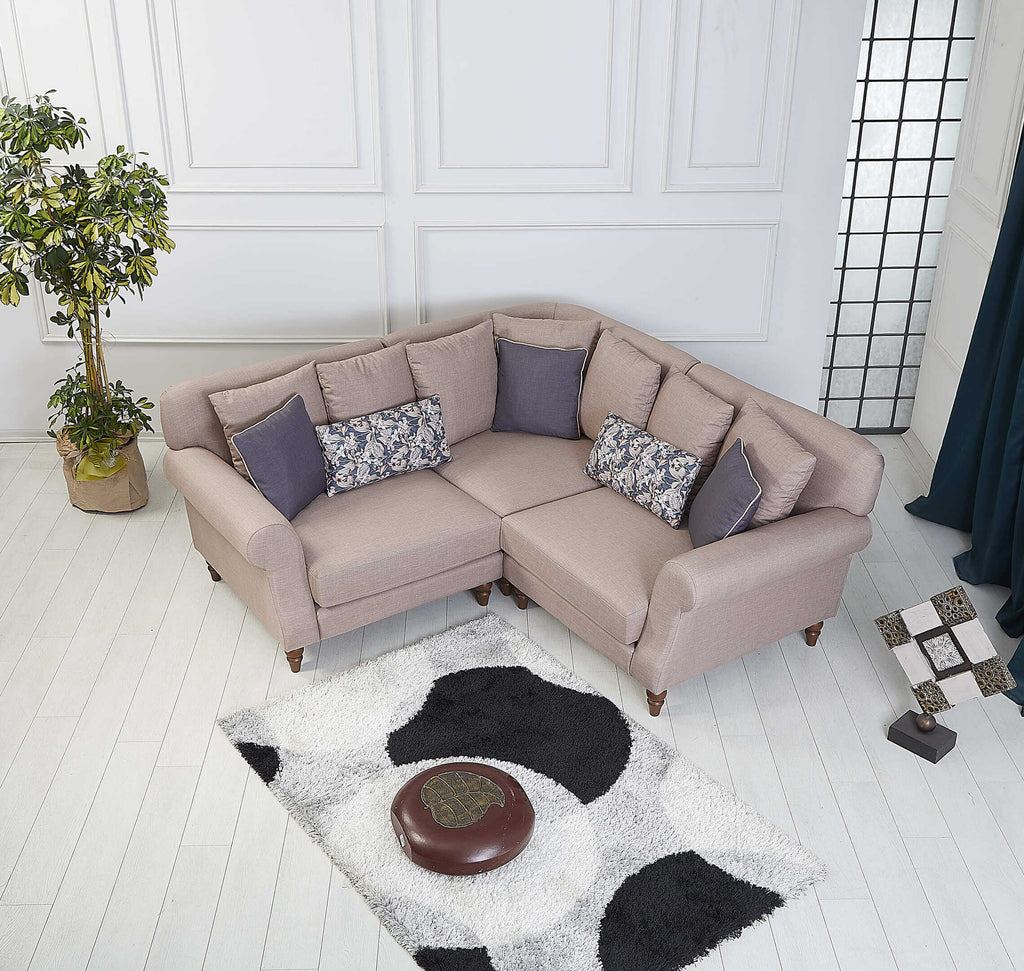 Rubeza Paula 1+Seater/Corner/1+Seater - Tortilla Brown