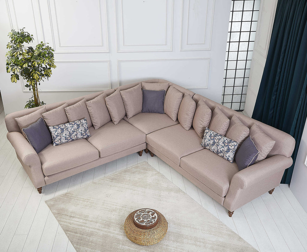 Rubeza Paula 2+Seater/Corner/2+Seater - Tortilla Brown