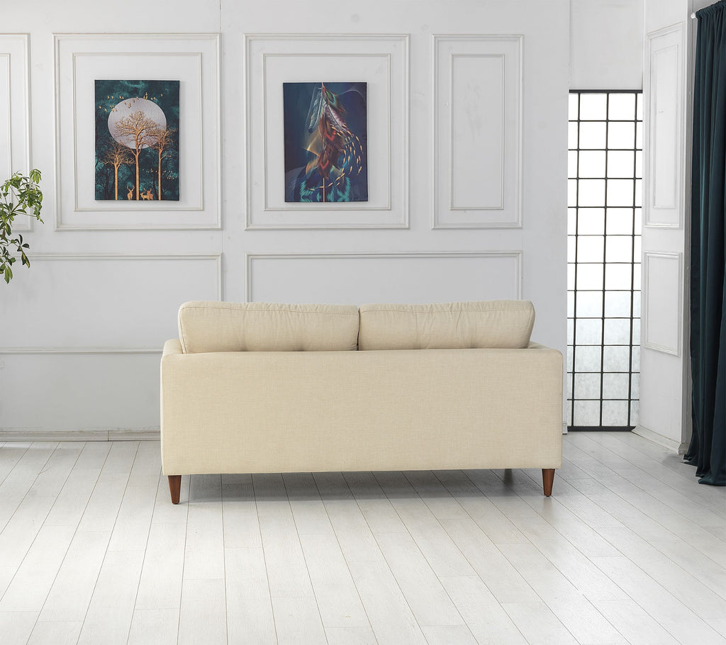 Rubeza Leo 3 Seater Sofa - Daisy White All Over