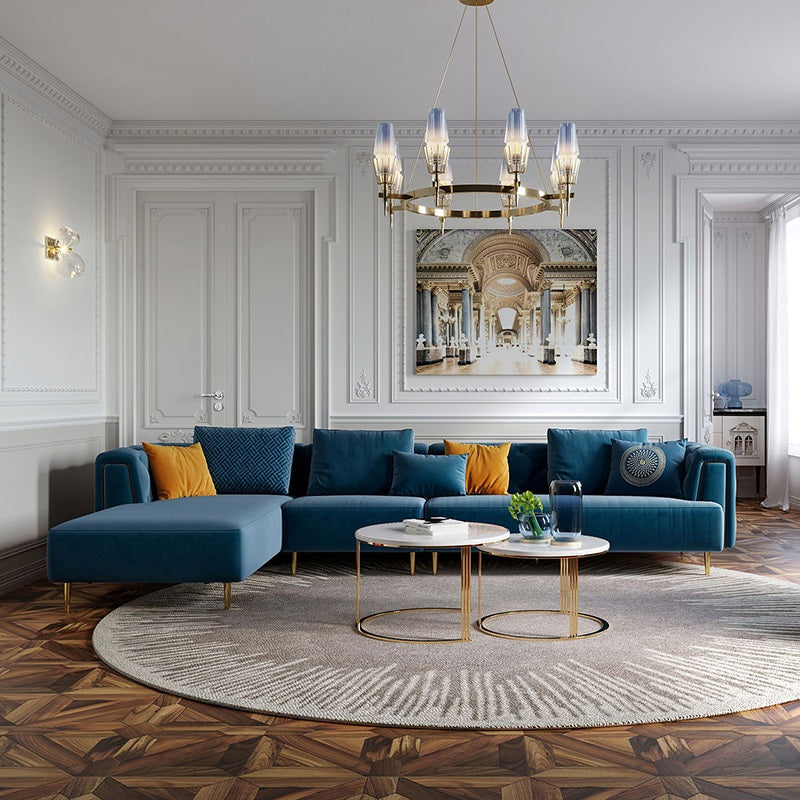 Big velvet sofa sale
