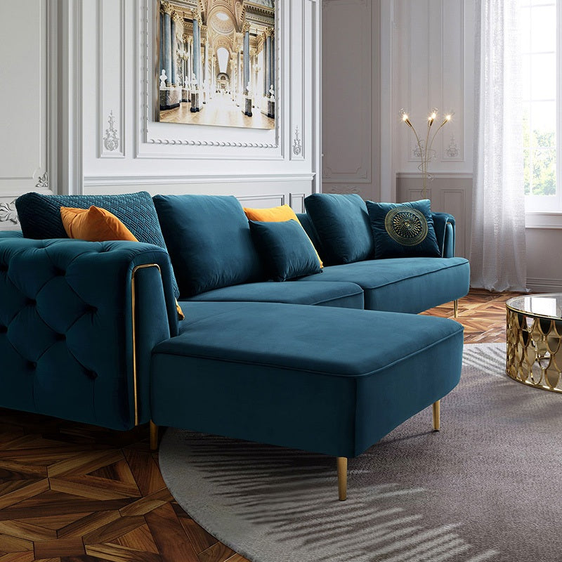Big blue on sale sofa