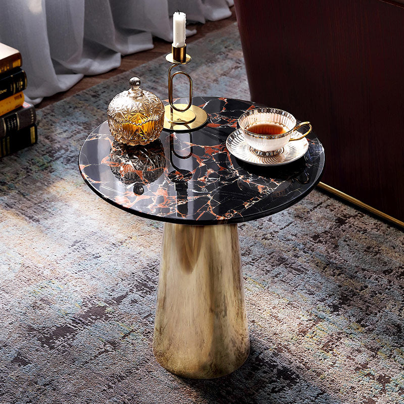 Rubeza Sofia Side Table - Black & Gold
