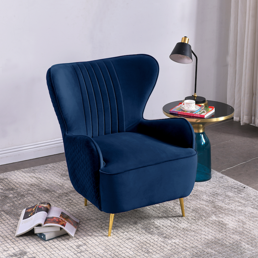 Rubeza Leo Lottie Collection Armchair - Azure