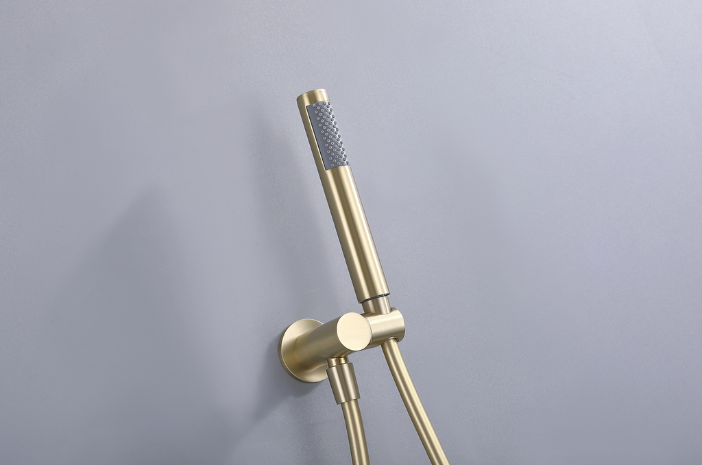 Rubeza Concetto Shower Set - Brushed Gold