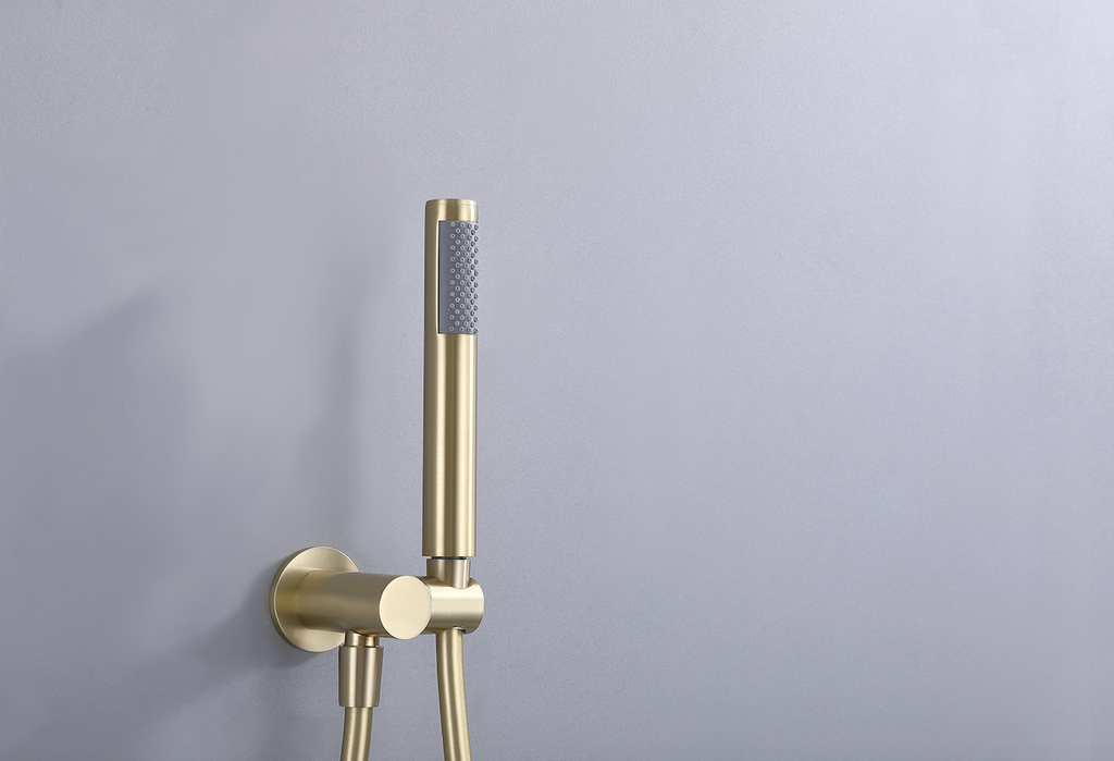 Rubeza Concetto Shower Set - Brushed Gold