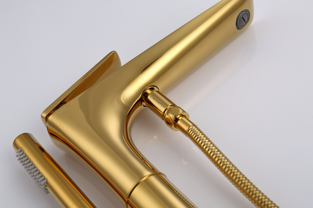 Rubeza Concetto FreeStanding Bath Tap - brushed Gold