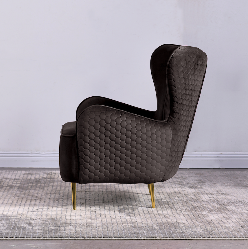 Rubeza Leo Lottie Collection Armchair - Iron Grey