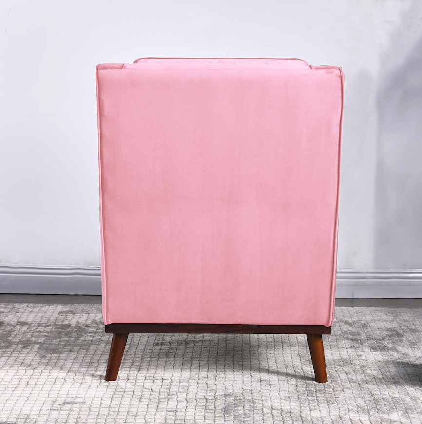 Rubeza Scott Armchair - Taffy Pink