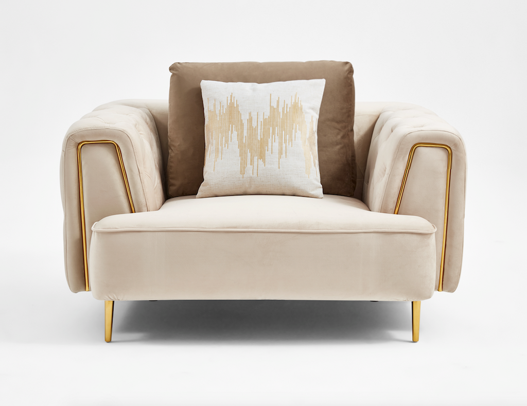 Rubeza Sofia Armchair - Warm Sand