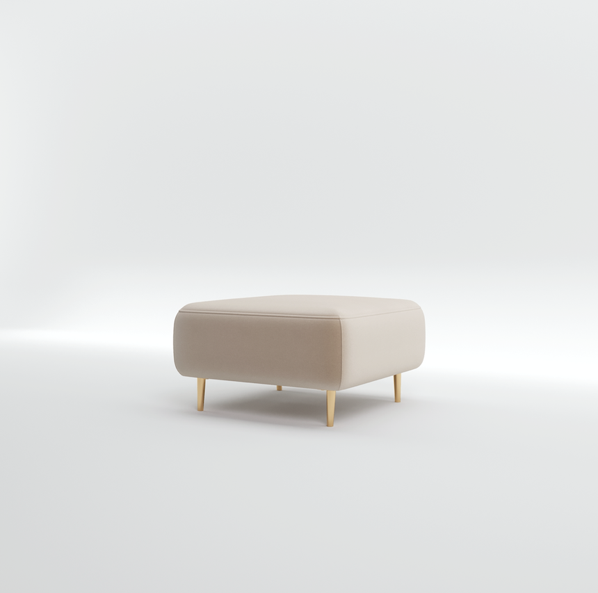 Rubeza Sofia / Cricket Ottoman - Warm Sand