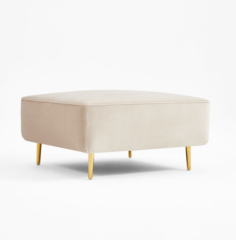 Rubeza Sofia / Cricket Ottoman - Warm Sand