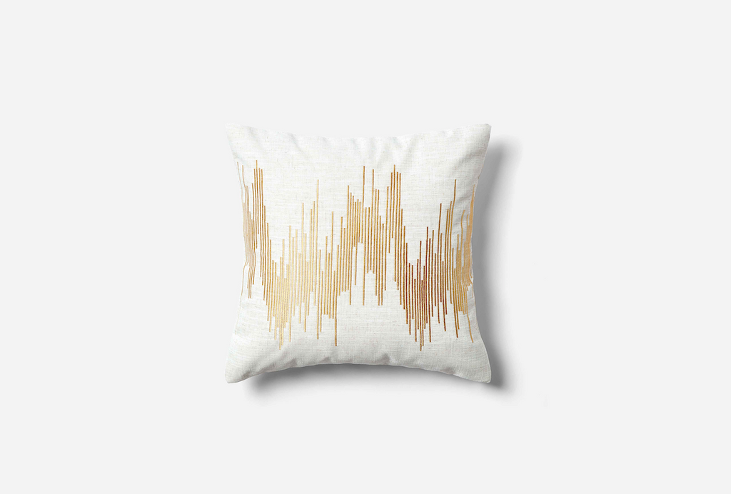 Rubeza Samo Cushion - Beige & Gold - 45x45 cm