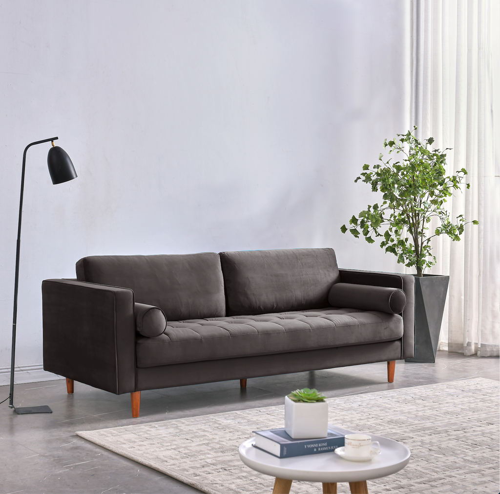 Rubeza Scott 3 Seater Sofa - Iron Grey