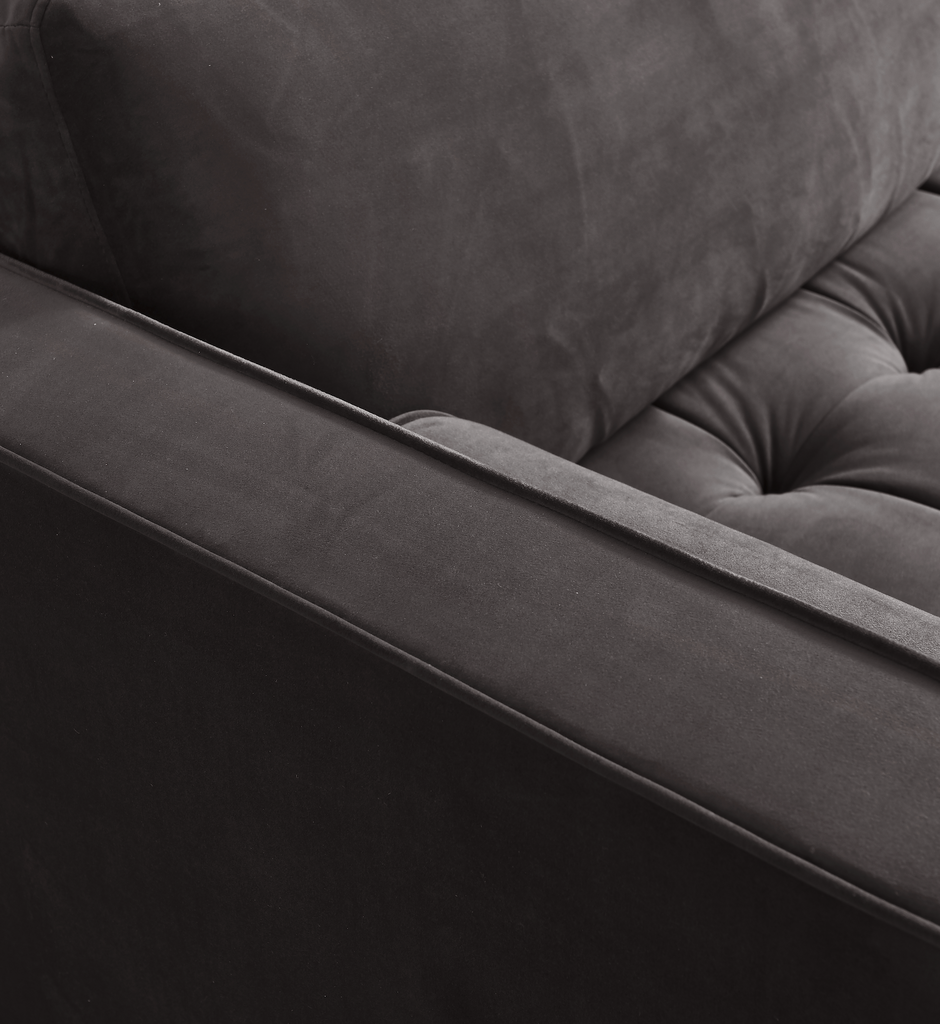 Rubeza Scott 3 Seater Sofa - Iron Grey