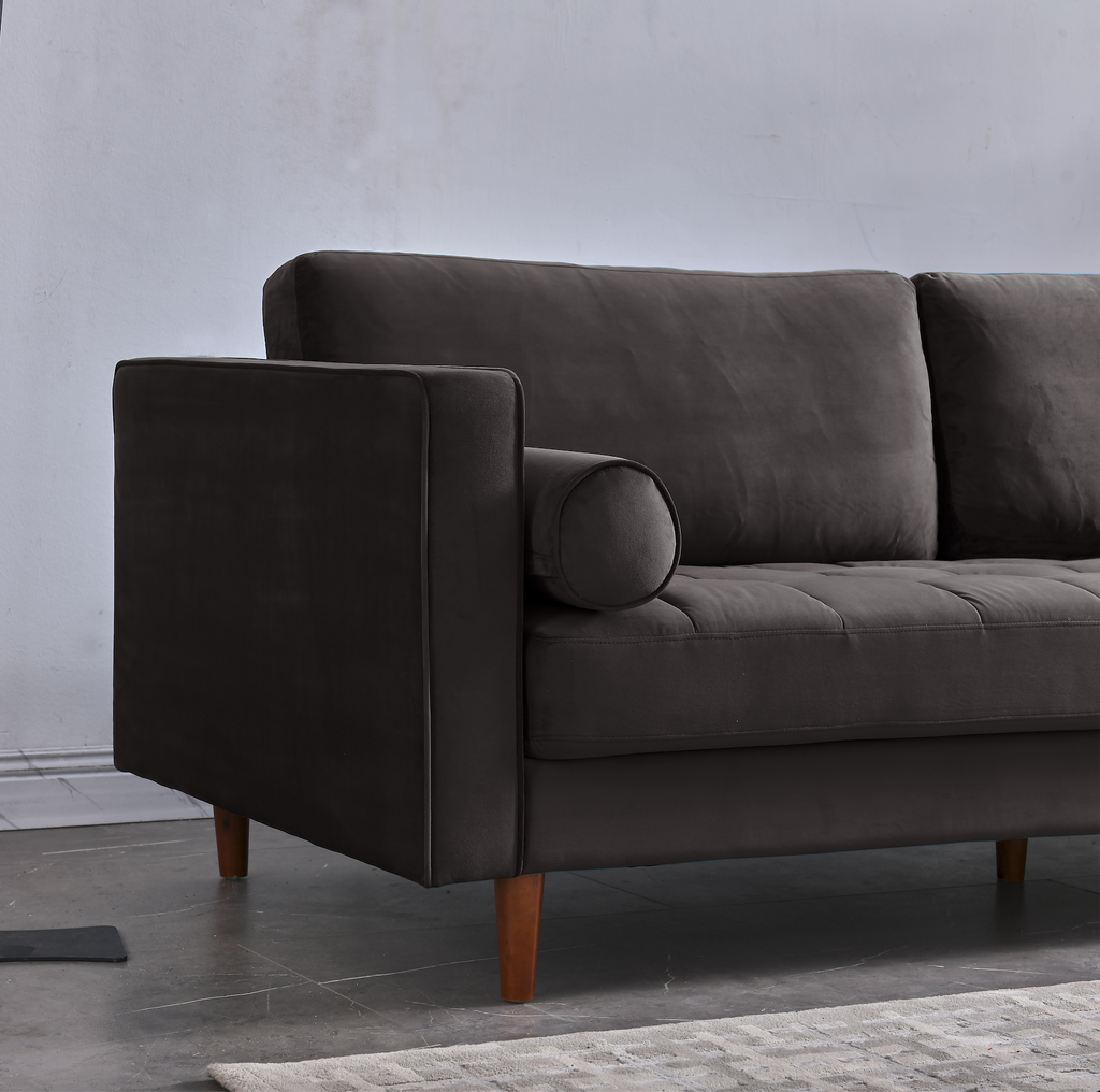 Rubeza Scott 3 Seater Sofa - Iron Grey