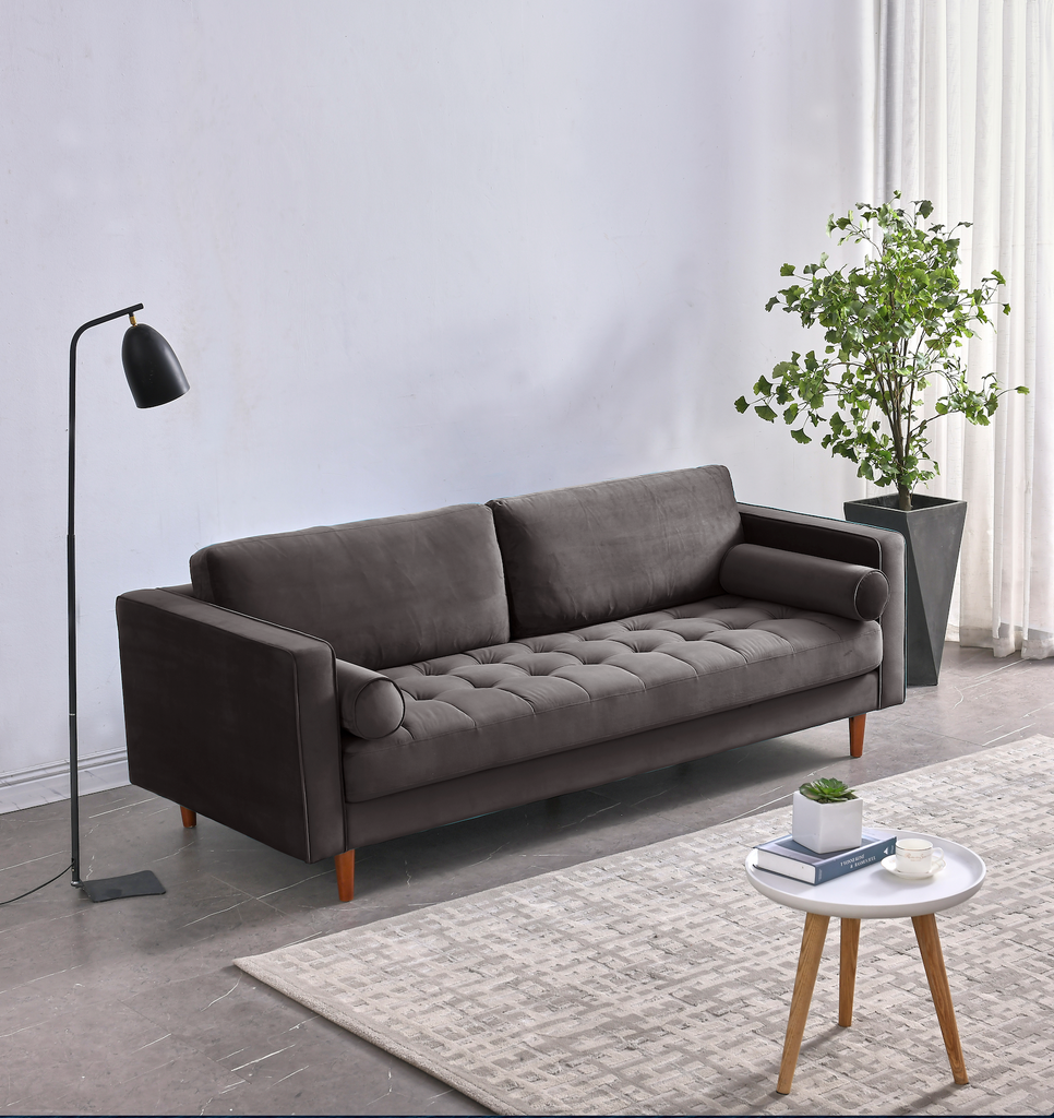 Rubeza Scott 3 Seater Sofa - Iron Grey