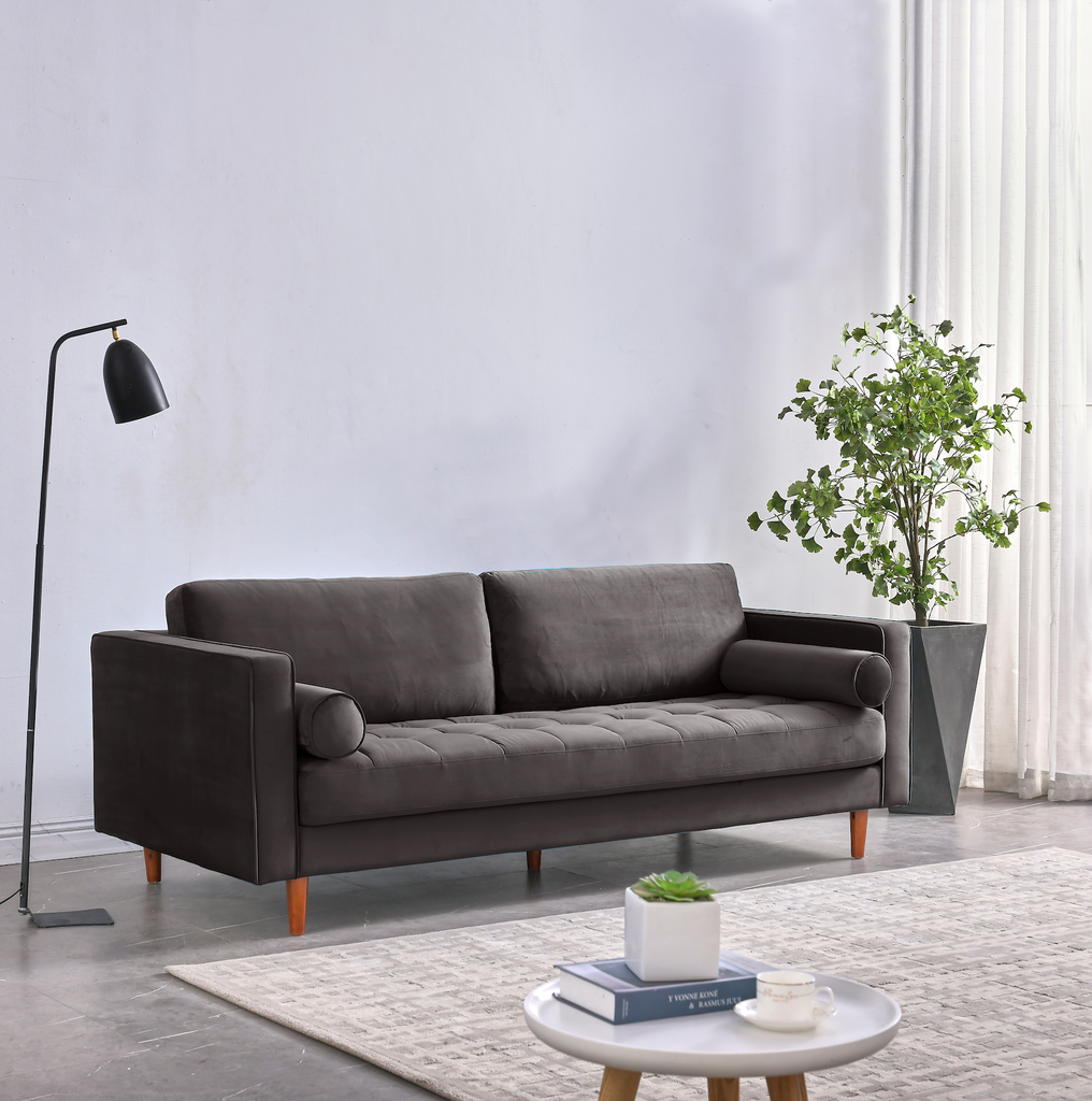 Rubeza Scott 3 Seater Sofa - Iron Grey