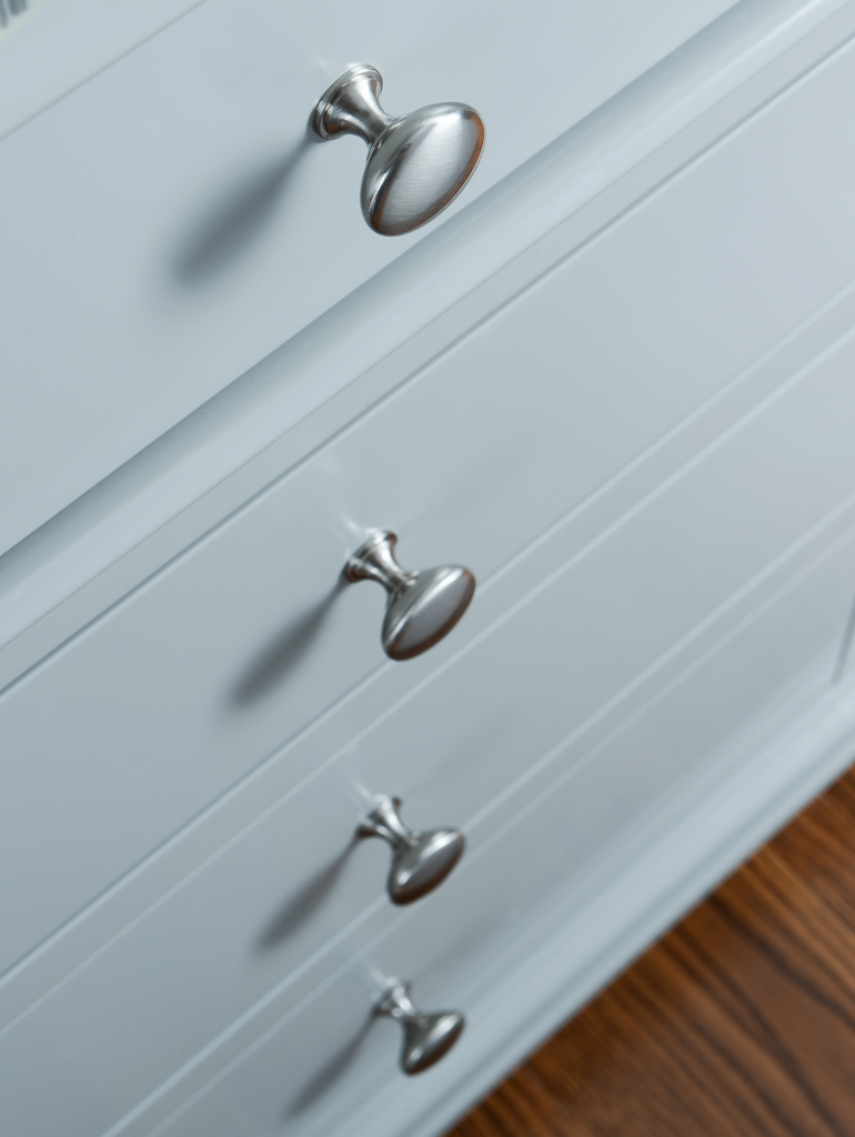 Rubeza 1500mm Didim Vanity Unit with Carrara Marble Top - Light Grey & Chrome