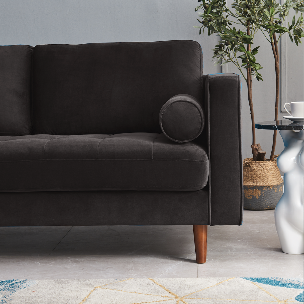 Rubeza Scott 2 Seater Sofa - Iron Grey