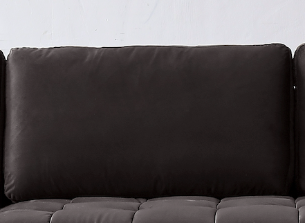 Rubeza Scott Big Cushion (Back) - Dark Grey