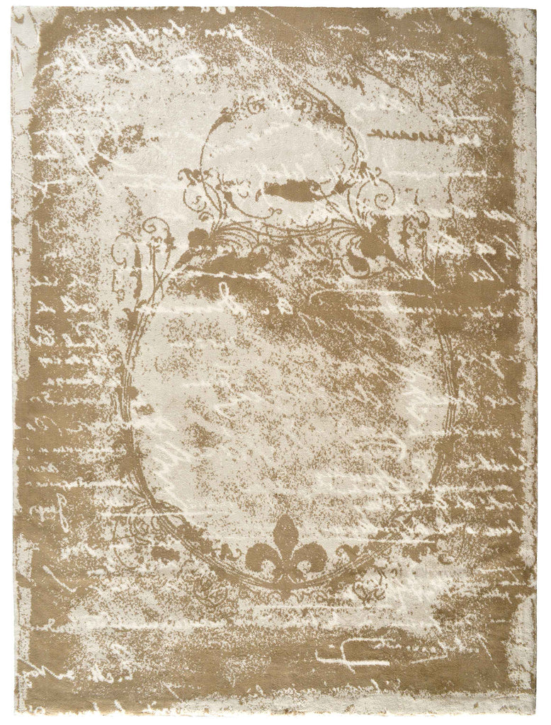Royal Collection Vintage Design Cotton Rug - Beige