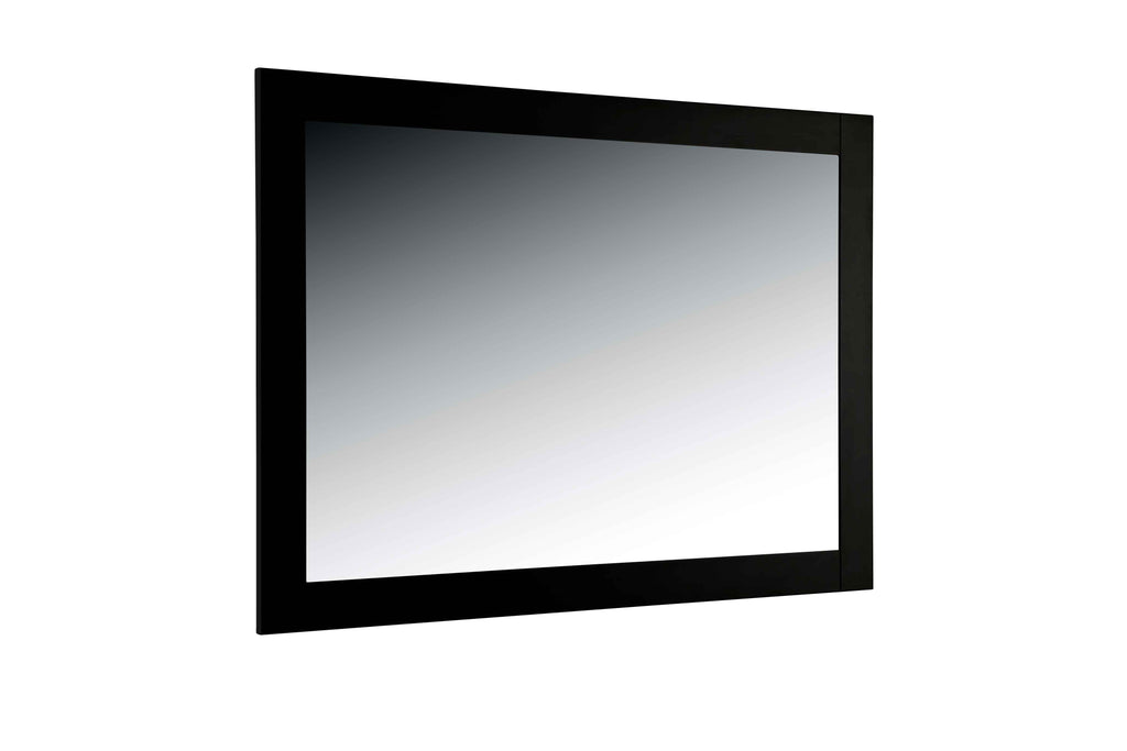 Rubeza 1120x800mm Luxury Framed Mirror - Black