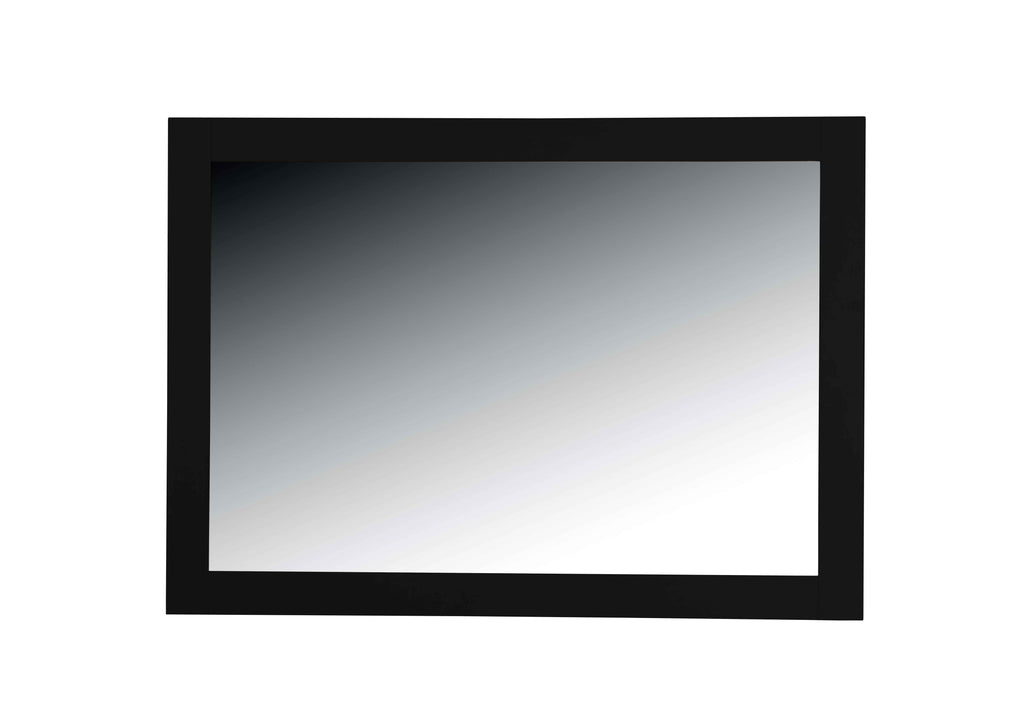 Rubeza 1120x800mm Luxury Framed Mirror - Black
