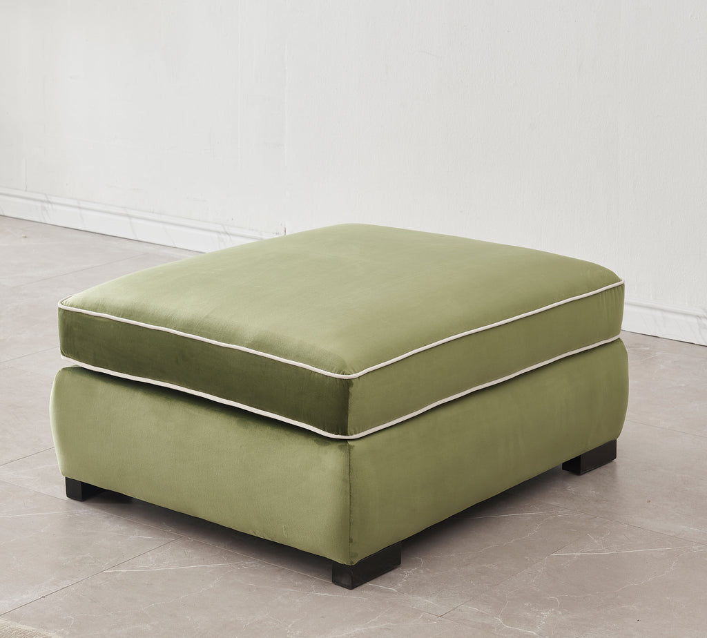 Rubeza Brora Ottoman Bench - Grass Green