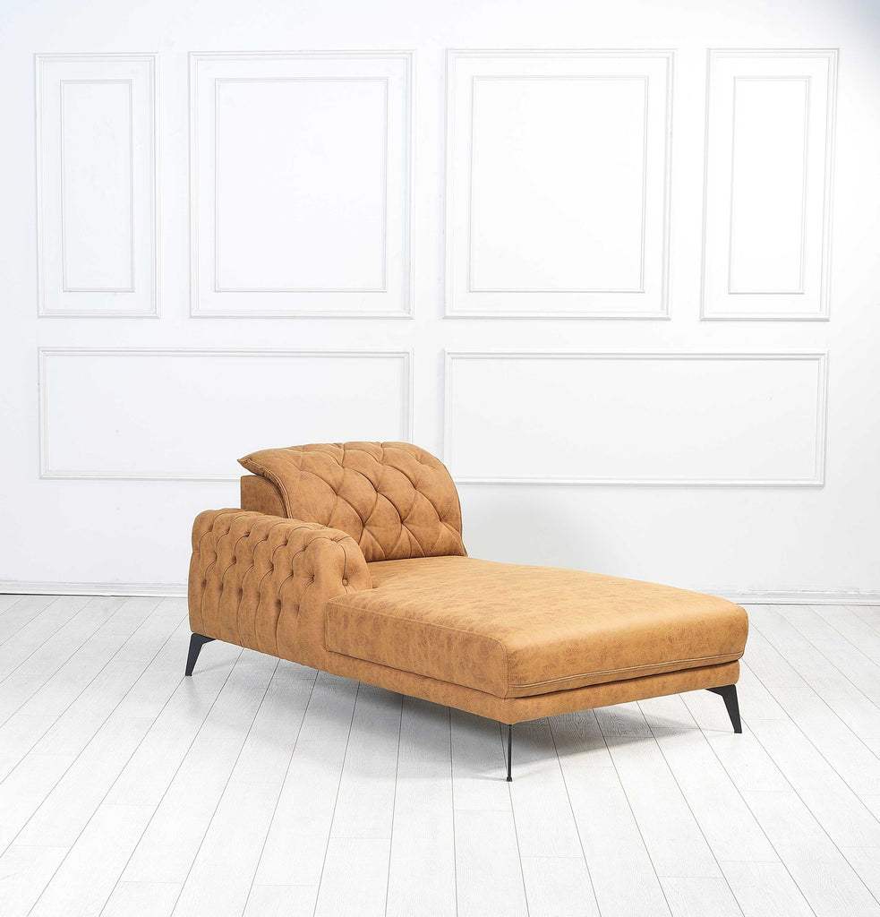 Rubeza Piera Chaise/Armless 1 Seater/Armless 1 Seater/ Corner/2+Seater - Tan