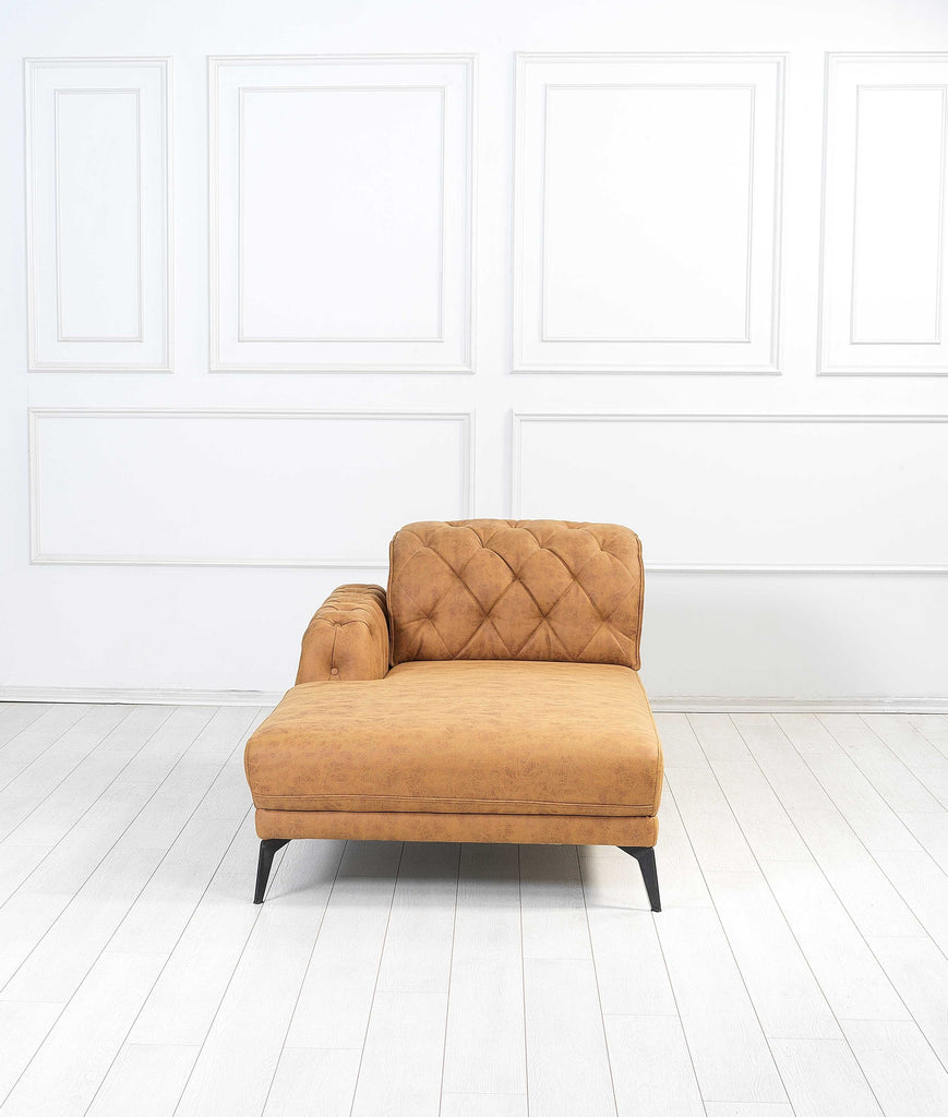 Rubeza Piera Chaise/Armless 1 Seater/Armless 1 Seater/ Corner/1+Seater - Tan