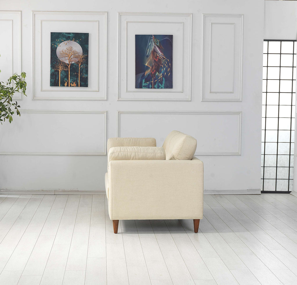 Rubeza Leo Collection 2 Seater Sofa - Daisy White All Over