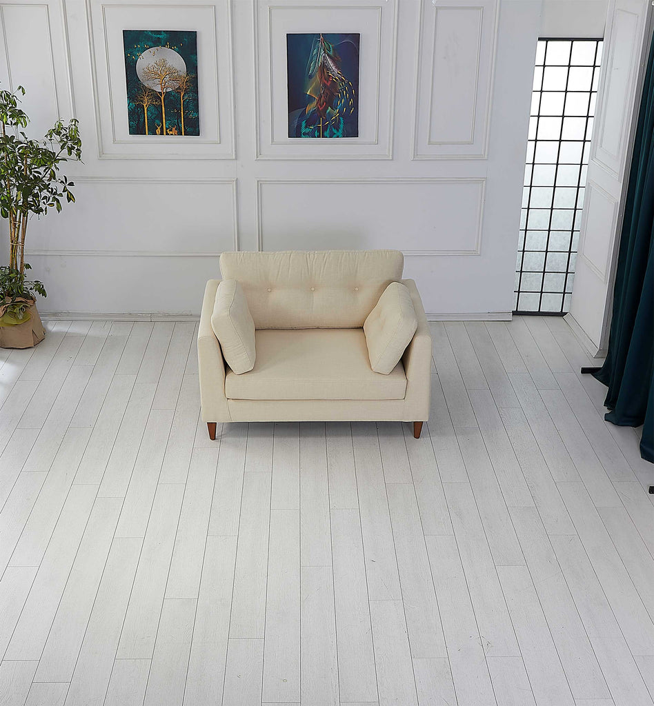 Rubeza Leo Collection 2 Seater Sofa - Daisy White All Over
