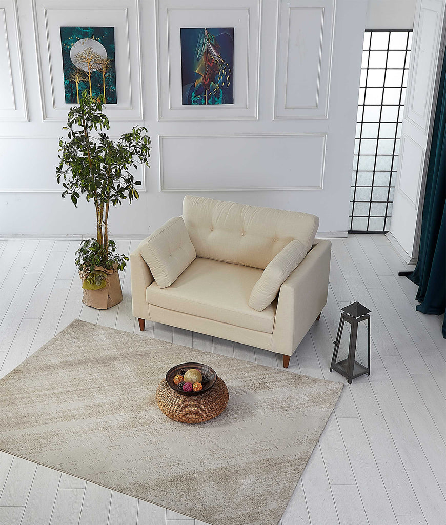 Rubeza Leo Collection 2 Seater Sofa - Daisy White All Over
