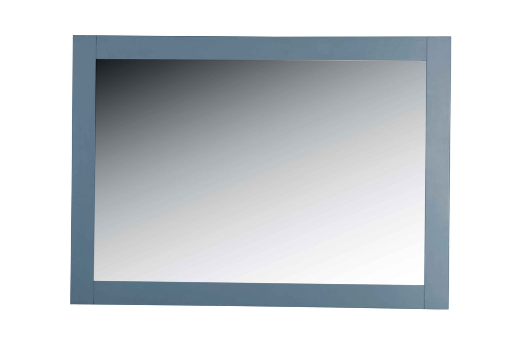 Rubeza 1120x800mm Luxury Framed Mirror - Dark Grey