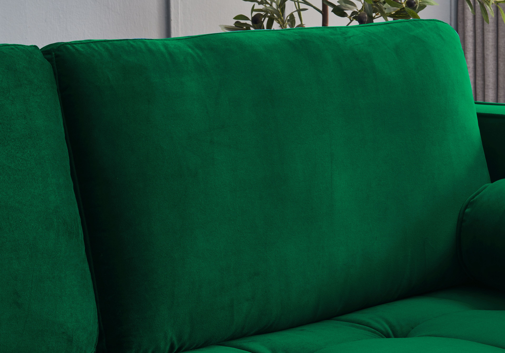 Rubeza Scott Big Cushion (Back) - Emerald Green