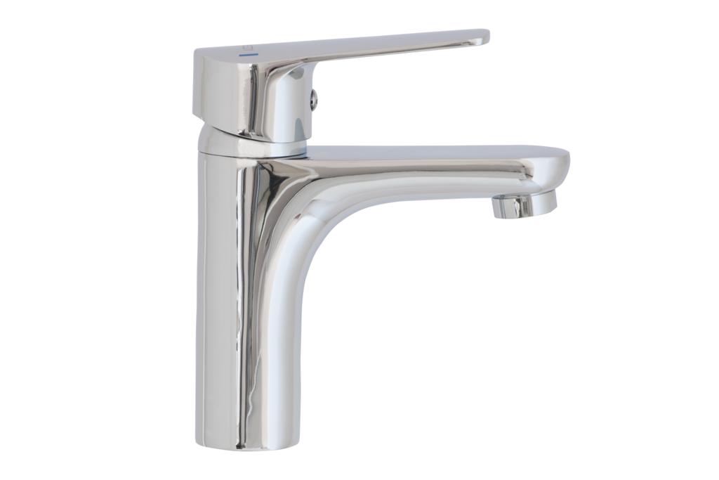 Rubeza Single Maria Brass Bathroom Sink Basin Mixer Tap