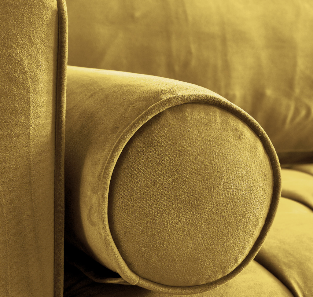Rubeza Scott Cylinder Cushion - Gold