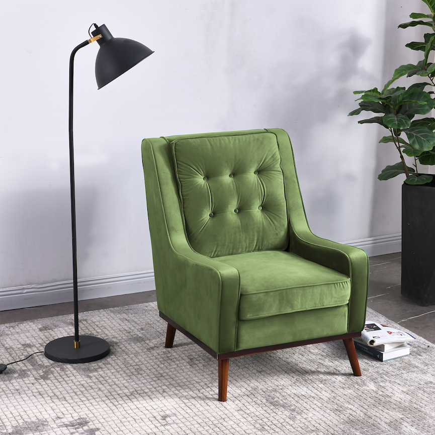 Rubeza Scott Collection Armchair - Grass Green 2