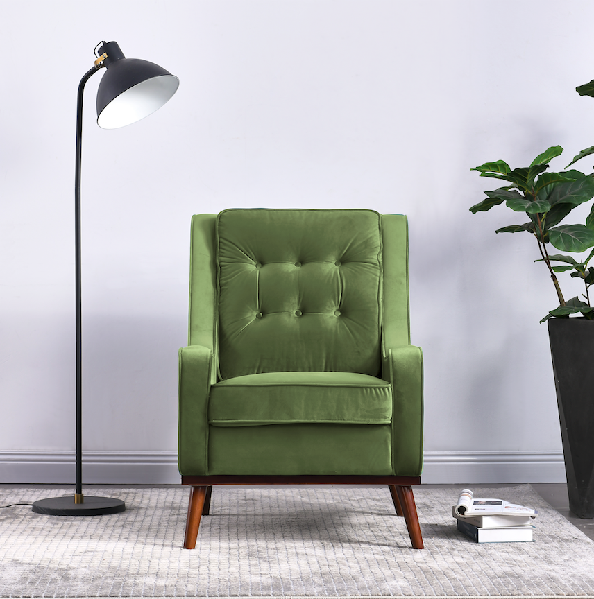 Rubeza Scott Collection Armchair - Grass Green 2