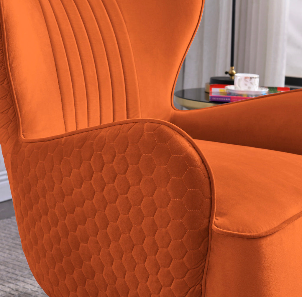 Rubeza Leo Lottie Collection Armchair - Burnt Orange