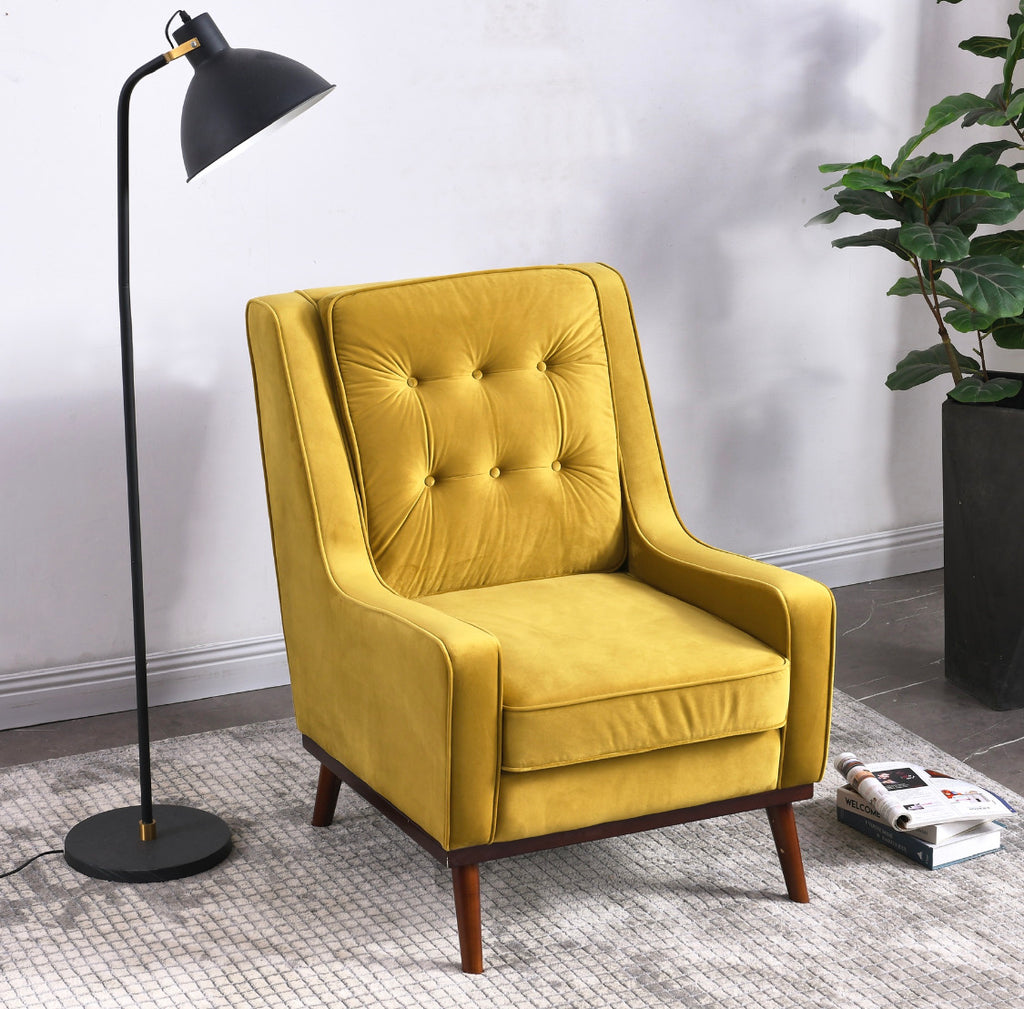 Rubeza Scott Collection Armchair - Posh Gold