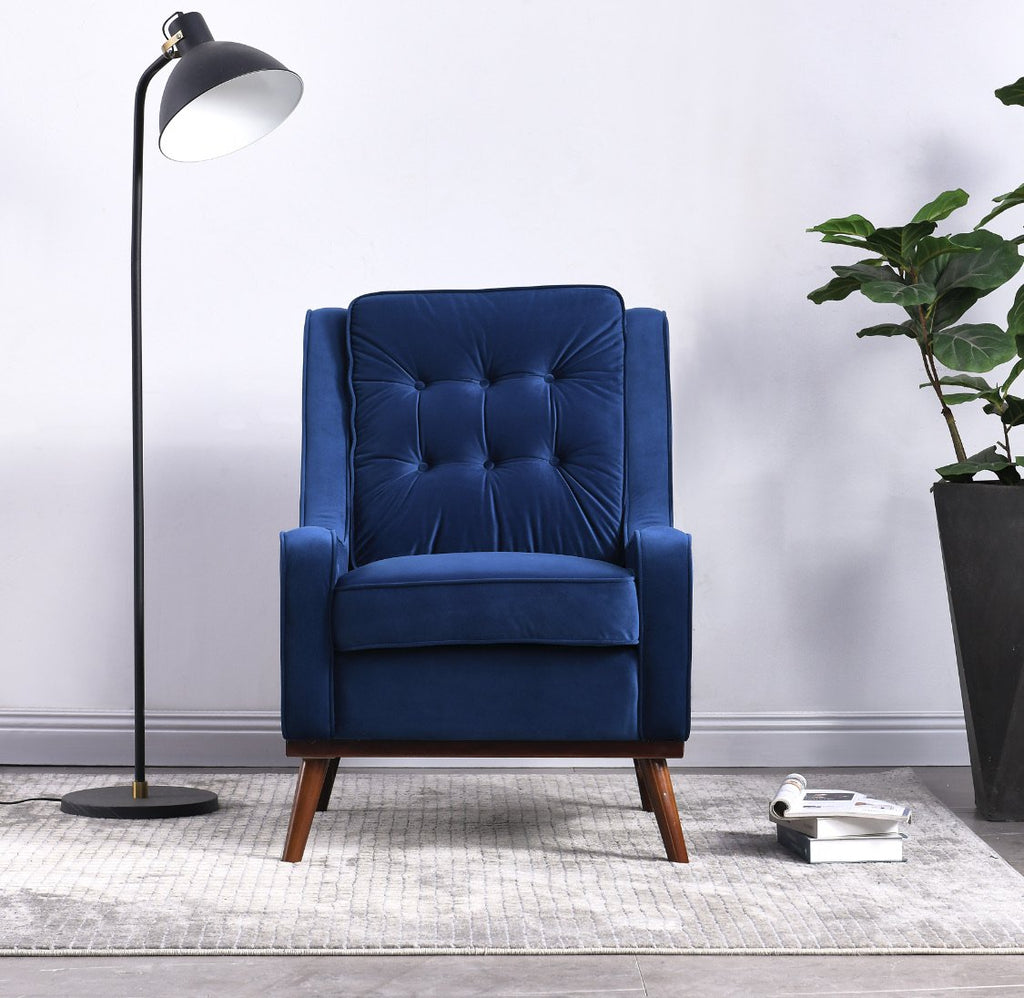 Rubeza Scott Collection Armchair - Indigo Blue